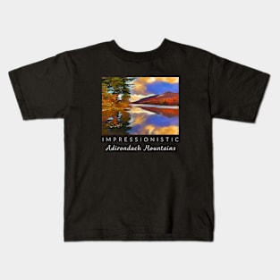 Impressionistic Adirondack Mountains Kids T-Shirt